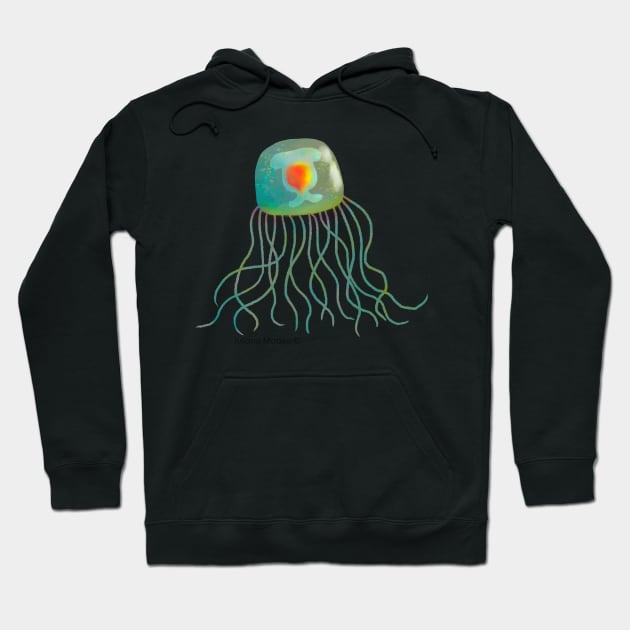 Immortal Jellyfish Hoodie by julianamotzko